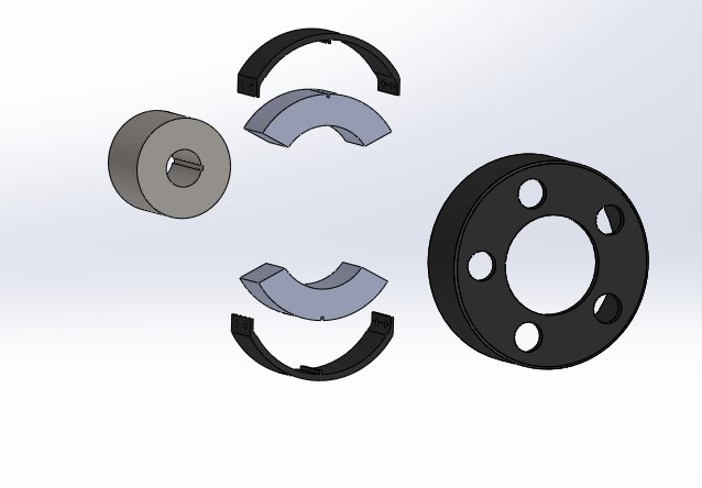 Clutch assembly Exploded view