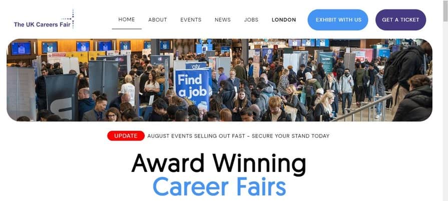 Up to Date CV flyer of Career Fair I am preparing to participate