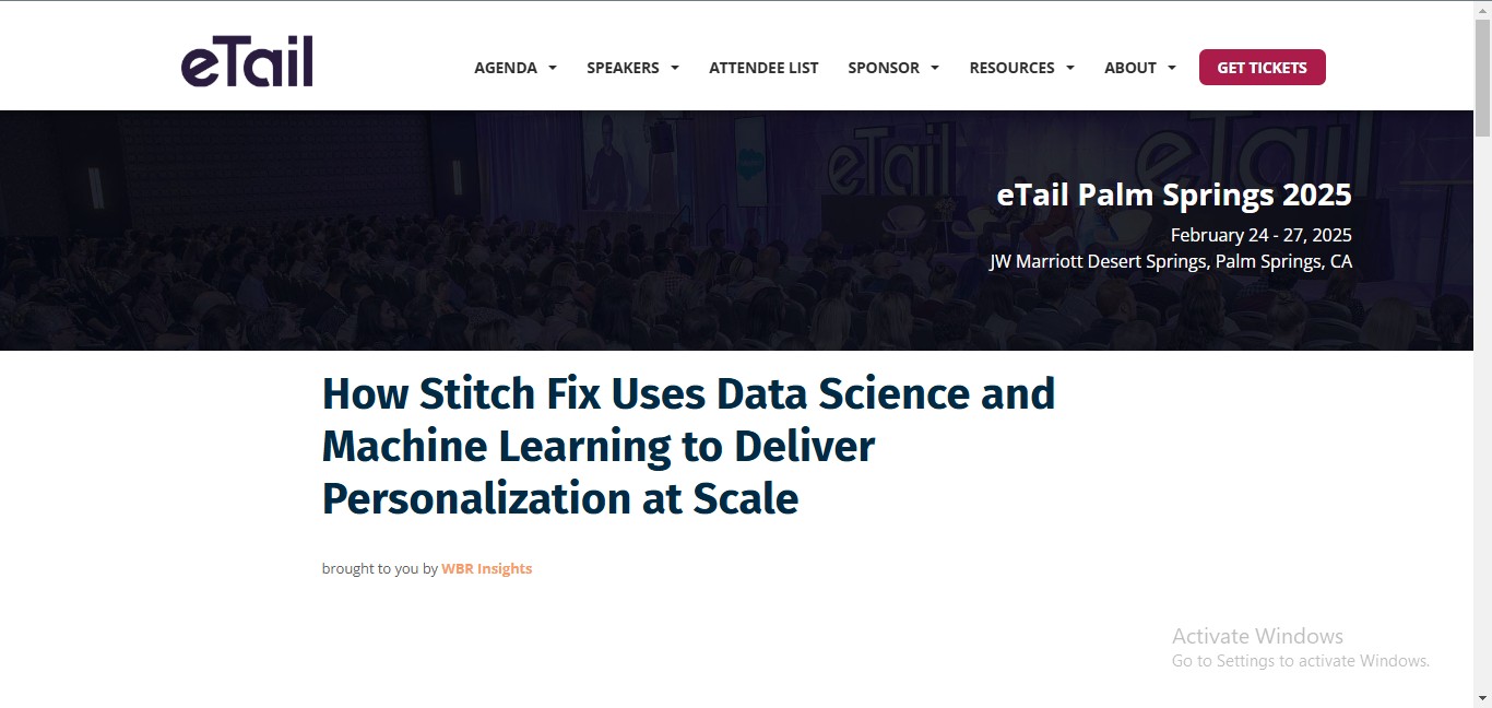Figure 1 Case study of Stitch Fix sample