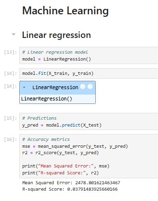 Figure 20: Linear Regression