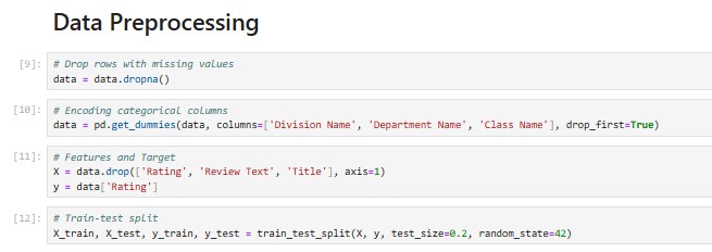 Figure 8: Data Preprocessing