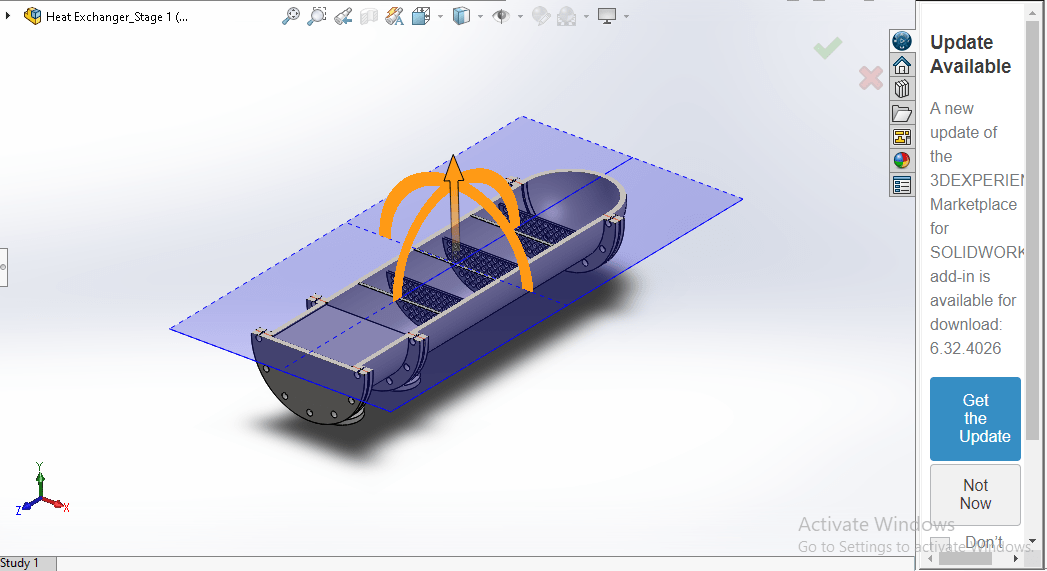 Sectional View of the model