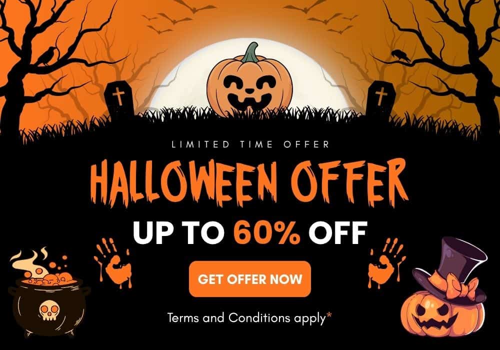 No Tricks, Just Treats! Enjoy up to 60% off your assignments this Halloween week!