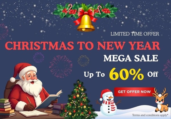 Merry Christmas Sale up to 60% off on all services
