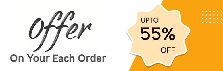 Get flat 55% off on your first order
