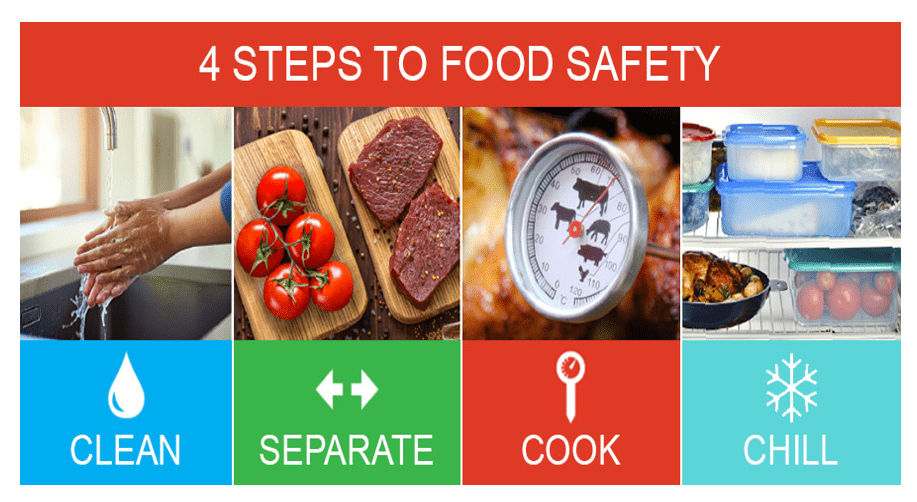 four steps to feed safety